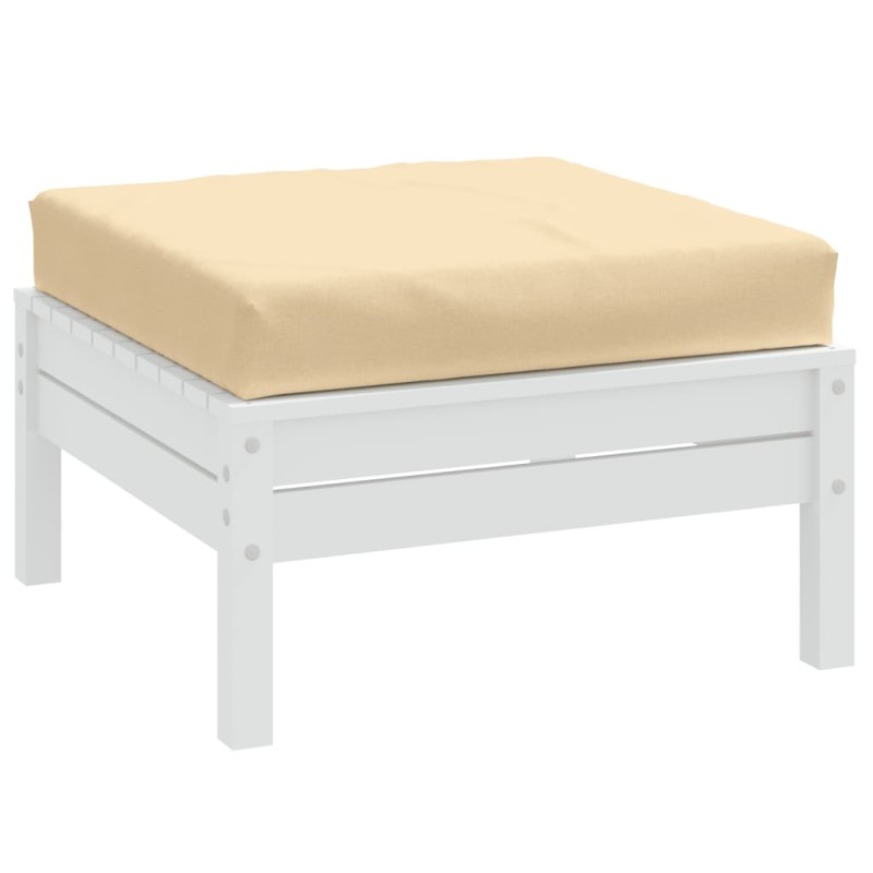 vidaXL Palettenkissen Melange Beige 60x60x10 cm Stoff vidaXL Palettenkissen Melange Beige 60x60x10 cm Stoff