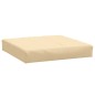 vidaXL Palettenkissen Melange Beige 60x60x10 cm Stoff vidaXL Palettenkissen Melange Beige 60x60x10 cm Stoff