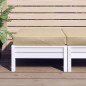vidaXL Palettenkissen Melange Beige 60x60x10 cm Stoff vidaXL Palettenkissen Melange Beige 60x60x10 cm Stoff