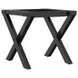 vidaXL Couchtisch-Gestell in X-Form 30x30x33 cm Gusseisen vidaXL Couchtisch-Gestell in X-Form 30x30x33 cm Gusseisen