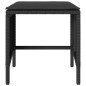 vidaXL 4-tlg. Garten-Sofagarnitur mit Kissen Schwarz Poly Rattan vidaXL 4-tlg. Garten-Sofagarnitur mit Kissen Schwarz Poly Rattan