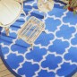 vidaXL Outdoor-Teppich Blau Ø200 cm PP vidaXL Outdoor-Teppich Blau Ø200 cm PP