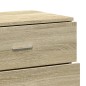 vidaXL Sideboards 2 Stk. Sonoma-Eiche 60x39x80 cm Holzwerkstoff vidaXL Sideboards 2 Stk. Sonoma-Eiche 60x39x80 cm Holzwerkstoff