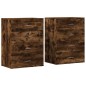 vidaXL Sideboards 2 Stk. Räuchereiche 60x39x80 cm Holzwerkstoff vidaXL Sideboards 2 Stk. Räuchereiche 60x39x80 cm Holzwerkstoff