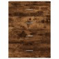 vidaXL Sideboards 2 Stk. Räuchereiche 60x39x80 cm Holzwerkstoff vidaXL Sideboards 2 Stk. Räuchereiche 60x39x80 cm Holzwerkstoff