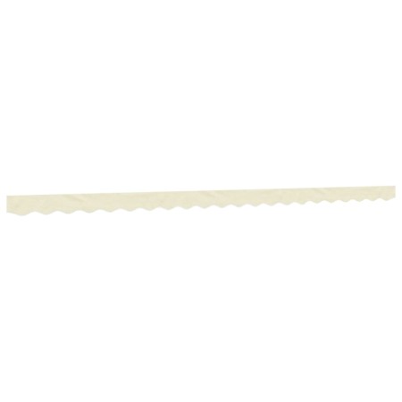 vidaXL Markisenvolant Creme Gestreift 5 m