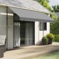 vidaXL Markisenvolant Anthrazit Gestreift 3,5 m vidaXL Markisenvolant Anthrazit Gestreift 3,5 m