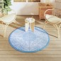 vidaXL Outdoor-Teppich Babyblau Ø120 cm PP vidaXL Outdoor-Teppich Babyblau Ø120 cm PP