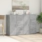vidaXL Sideboards 2 Stk. Betongrau 59x39x80 cm Holzwerkstoff vidaXL Sideboards 2 Stk. Betongrau 59x39x80 cm Holzwerkstoff