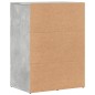 vidaXL Sideboards 2 Stk. Betongrau 59x39x80 cm Holzwerkstoff vidaXL Sideboards 2 Stk. Betongrau 59x39x80 cm Holzwerkstoff