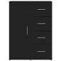 vidaXL Sideboards 2 Stk. Schwarz 59x39x80 cm Holzwerkstoff vidaXL Sideboards 2 Stk. Schwarz 59x39x80 cm Holzwerkstoff