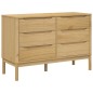vidaXL Kommode FLORO Wachsbraun Massivholz Kiefer vidaXL Kommode FLORO Wachsbraun Massivholz Kiefer