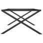 vidaXL Couchtisch-Gestell in X-Form 80x70x43 cm Gusseisen vidaXL Couchtisch-Gestell in X-Form 80x70x43 cm Gusseisen