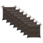 Klappbare Gartenstühle mit Kissen 8 Stk. Massivholz Teak Klappbare Gartenstühle mit Kissen 8 Stk. Massivholz Teak