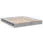 vidaXL Bettgestell Betongrau 180x200 cm Holzwerkstoff vidaXL Bettgestell Betongrau 180x200 cm Holzwerkstoff