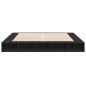 vidaXL Bettgestell Schwarz 180x200 cm Holzwerkstoff vidaXL Bettgestell Schwarz 180x200 cm Holzwerkstoff