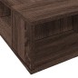 vidaXL Bettgestell Braun Eichen-Optik 180x200 cm Holzwerkstoff vidaXL Bettgestell Braun Eichen-Optik 180x200 cm Holzwerkstoff