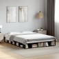 vidaXL Bettgestell Schwarz 140x200 cm Holzwerkstoff vidaXL Bettgestell Schwarz 140x200 cm Holzwerkstoff