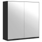 vidaXL Spiegelschrank Schwarz 64x20x67 cm Holzwerkstoff vidaXL Spiegelschrank Schwarz 64x20x67 cm Holzwerkstoff