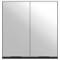 vidaXL Spiegelschrank Schwarz 64x20x67 cm Holzwerkstoff vidaXL Spiegelschrank Schwarz 64x20x67 cm Holzwerkstoff