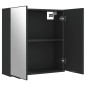 vidaXL Spiegelschrank Schwarz 64x20x67 cm Holzwerkstoff vidaXL Spiegelschrank Schwarz 64x20x67 cm Holzwerkstoff