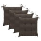 Klappbare Gartenstühle mit Kissen 4 Stk. Massivholz Teak Klappbare Gartenstühle mit Kissen 4 Stk. Massivholz Teak