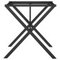 vidaXL Esstisch-Gestell in X-Form 70x70x73 cm Gusseisen vidaXL Esstisch-Gestell in X-Form 70x70x73 cm Gusseisen