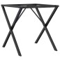 vidaXL Esstisch-Gestell in X-Form 70x70x73 cm Gusseisen vidaXL Esstisch-Gestell in X-Form 70x70x73 cm Gusseisen