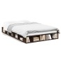vidaXL Bettgestell Braun Eichen-Optik 140x190 cm Holzwerkstoff vidaXL Bettgestell Braun Eichen-Optik 140x190 cm Holzwerkstoff