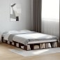 vidaXL Bettgestell Braun Eichen-Optik 140x190 cm Holzwerkstoff vidaXL Bettgestell Braun Eichen-Optik 140x190 cm Holzwerkstoff