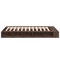 vidaXL Bettgestell Braun Eichen-Optik 140x190 cm Holzwerkstoff vidaXL Bettgestell Braun Eichen-Optik 140x190 cm Holzwerkstoff
