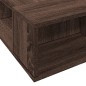 vidaXL Bettgestell Braun Eichen-Optik 140x190 cm Holzwerkstoff vidaXL Bettgestell Braun Eichen-Optik 140x190 cm Holzwerkstoff