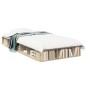 vidaXL Bettgestell Sonoma-Eiche 100x200 cm Holzwerkstoff vidaXL Bettgestell Sonoma-Eiche 100x200 cm Holzwerkstoff