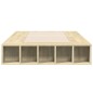 vidaXL Bettgestell Sonoma-Eiche 100x200 cm Holzwerkstoff vidaXL Bettgestell Sonoma-Eiche 100x200 cm Holzwerkstoff