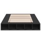 vidaXL Bettgestell Schwarz 120x190 cm Holzwerkstoff vidaXL Bettgestell Schwarz 120x190 cm Holzwerkstoff
