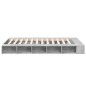 vidaXL Bettgestell Betongrau 120x190 cm Holzwerkstoff vidaXL Bettgestell Betongrau 120x190 cm Holzwerkstoff