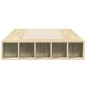 vidaXL Bettgestell Sonoma-Eiche 75x190 cm Holzwerkstoff vidaXL Bettgestell Sonoma-Eiche 75x190 cm Holzwerkstoff