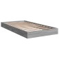 vidaXL Bettgestell Grau Sonoma 90x190 cm Holzwerkstoff vidaXL Bettgestell Grau Sonoma 90x190 cm Holzwerkstoff