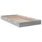 vidaXL Bettgestell Grau Sonoma 90x190 cm Holzwerkstoff vidaXL Bettgestell Grau Sonoma 90x190 cm Holzwerkstoff