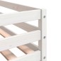 vidaXL Etagenbett mit Vorhängen Weiß Schwarz 90x200 cm Kiefernholz vidaXL Etagenbett mit Vorhängen Weiß Schwarz 90x200 cm Kiefernholz
