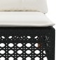 vidaXL 6-tlg. Garten-Sofagarnitur mit Kissen Schwarz Poly Rattan vidaXL 6-tlg. Garten-Sofagarnitur mit Kissen Schwarz Poly Rattan