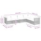 vidaXL 6-tlg. Garten-Sofagarnitur mit Kissen Schwarz Poly Rattan vidaXL 6-tlg. Garten-Sofagarnitur mit Kissen Schwarz Poly Rattan