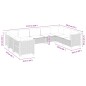 vidaXL 9-tlg. Garten-Sofagarnitur mit Kissen Grau Poly Rattan vidaXL 9-tlg. Garten-Sofagarnitur mit Kissen Grau Poly Rattan