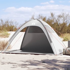 vidaXL Strandzelt Grau Wasserdicht
