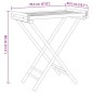 vidaXL Tabletttisch Klappbar 70,5x42,5x80 cm Bambus vidaXL Tabletttisch Klappbar 70,5x42,5x80 cm Bambus