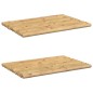 vidaXL Badematten 2 Stk. 50x35 cm Bambus vidaXL Badematten 2 Stk. 50x35 cm Bambus