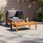 vidaXL 2-tlg. Garten-Sofa-Set mit Kissen Massivholz Akazie vidaXL 2-tlg. Garten-Sofa-Set mit Kissen Massivholz Akazie