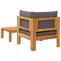 vidaXL 2-tlg. Garten-Sofa-Set mit Kissen Massivholz Akazie vidaXL 2-tlg. Garten-Sofa-Set mit Kissen Massivholz Akazie