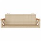 vidaXL Hängebank Beige 109x62x40 cm Poly Rattan vidaXL Hängebank Beige 109x62x40 cm Poly Rattan