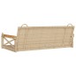 vidaXL Hängebank Beige 109x62x40 cm Poly Rattan vidaXL Hängebank Beige 109x62x40 cm Poly Rattan